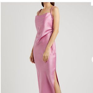 NANUSHKA Irma satin midi dress sz Medium